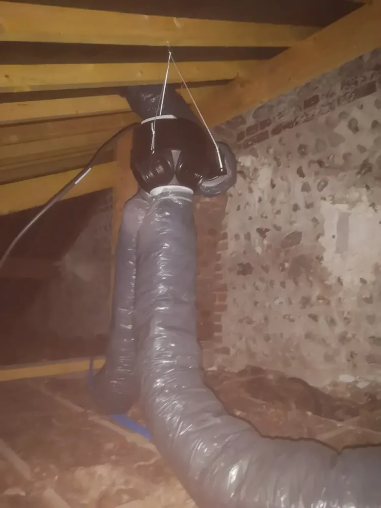 Pose de VMC près de Valmont